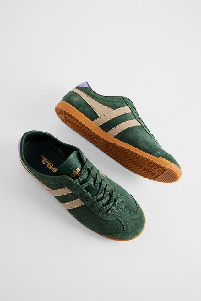 Gola Green Bullet Suede Trainers #2