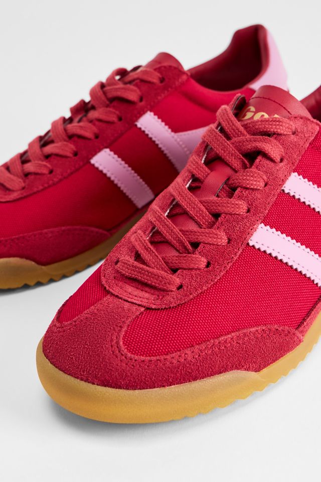 Gola Scarpe da Ginnastica Tornado Rosse e Rosa #3