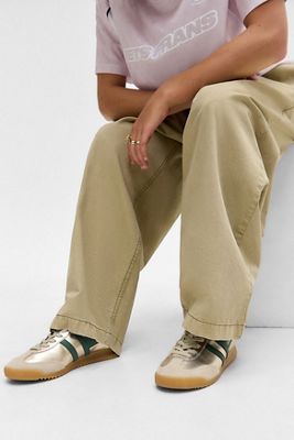 Scarpe da ginnastica Gola Torpedo oro e verde