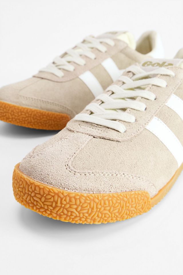 Gola Bone & Weiß Elan Wildleder-Turnschuhe #2