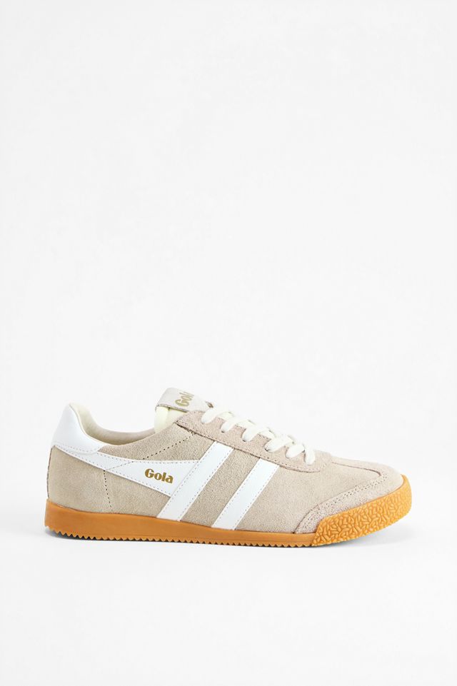 Gola Bone & Weiß Elan Wildleder-Turnschuhe #4