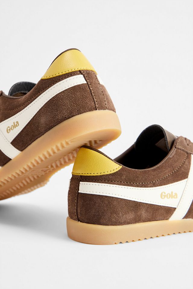 Sneakers Gola Brown Bullet in Pelle Scamosciata #4