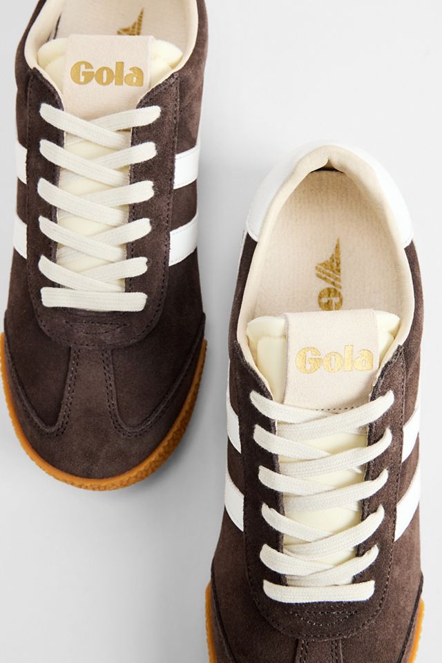 Gola Mocha Brown Elan Trainers #3