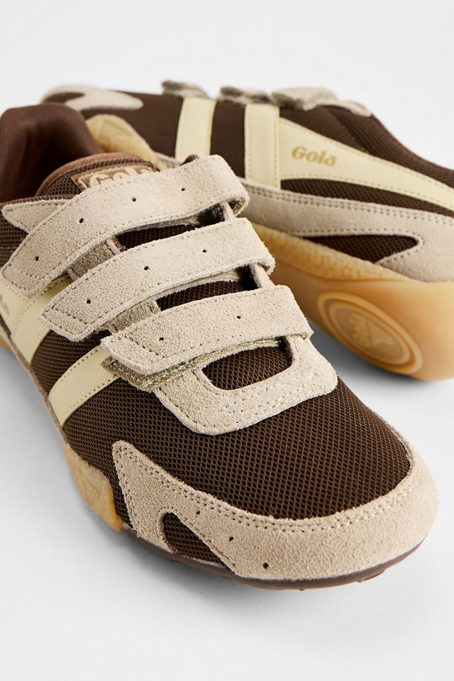 Gola Brown & Yellow Connect Trainers #3