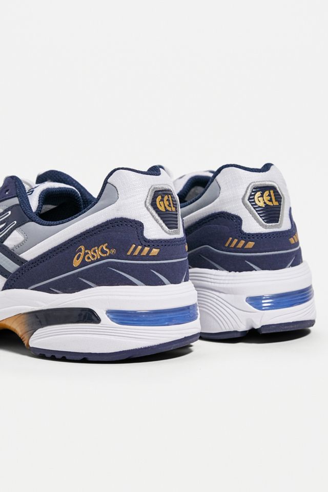 Asics - Baskets GEL-1090 blanc et bleu marine #1