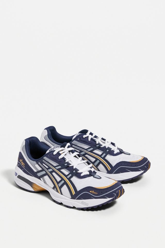 Asics - Baskets GEL-1090 blanc et bleu marine #2