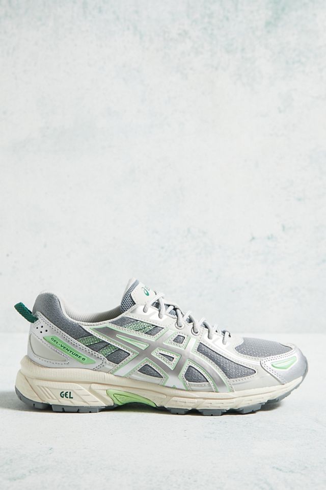 ASICS Grey & Green GEL-VENTURE 6 Trainers #2