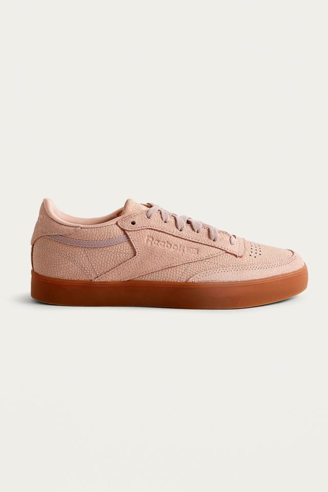 Reebok pink best sale suede trainers