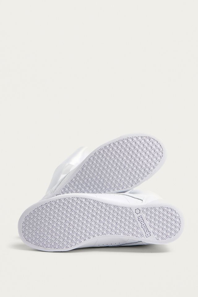 Reebok Freestyle Hi White Satin Bow Trainers  #4