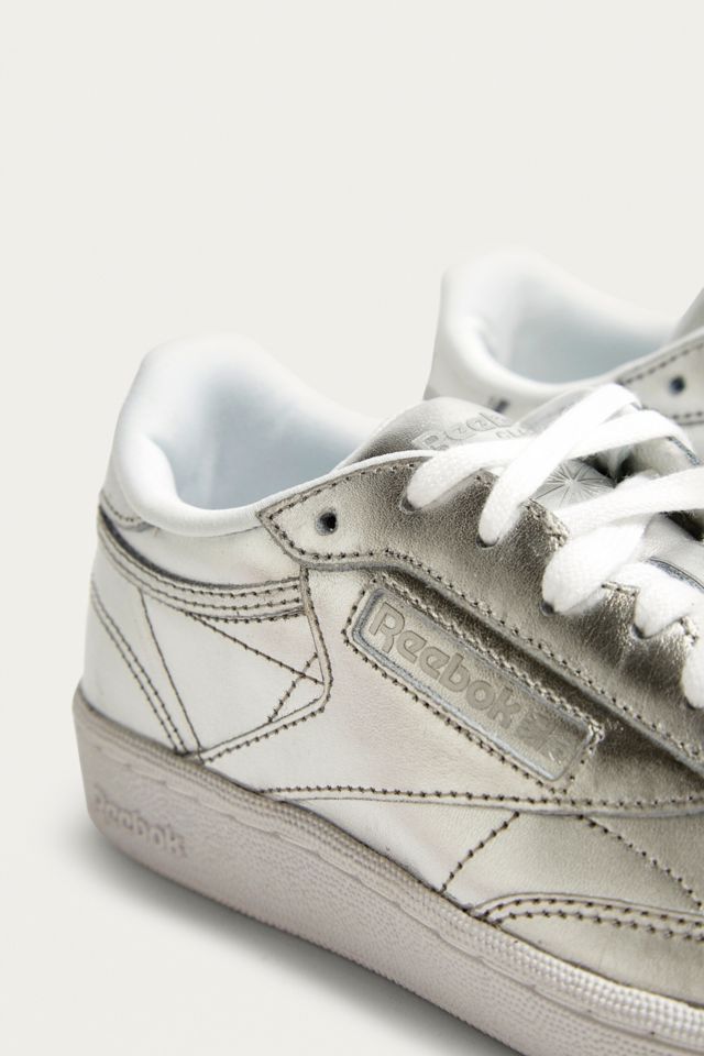 reebok club c 85 shine silver