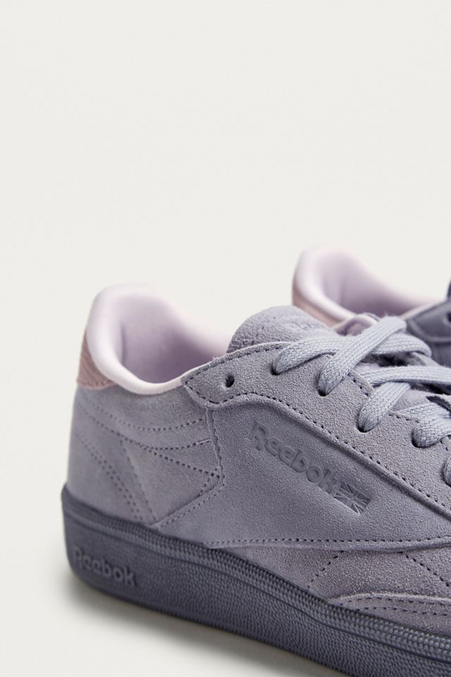 Reebok Club C 85 SG Purple Suede Trainers #2