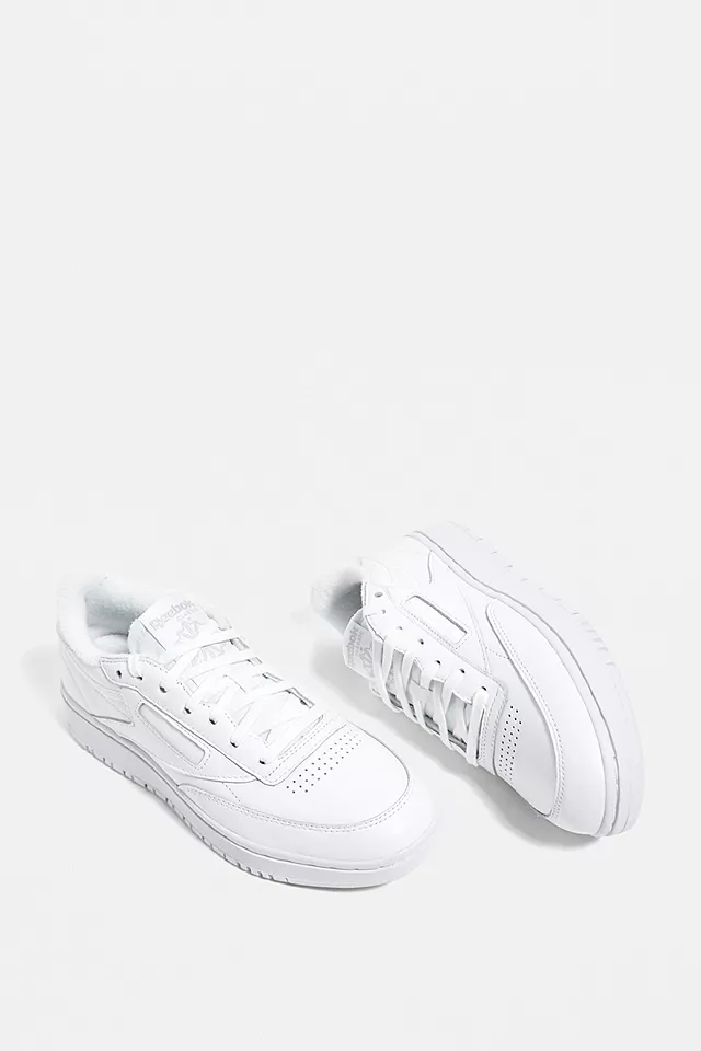 urbanoutfitters.com | Reebok White Club C Double Trainers