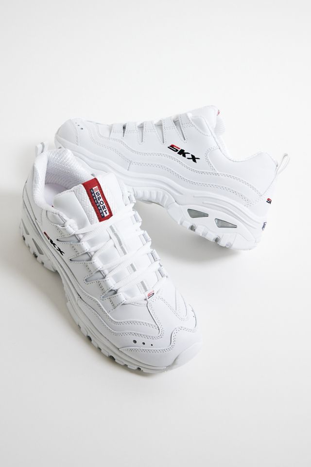 Skechers White Energy Timeless Vision Trainers | Urban