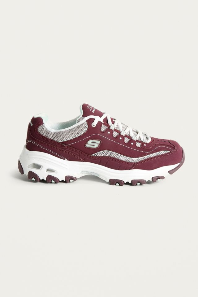 Skechers d'lites clearance bordeaux