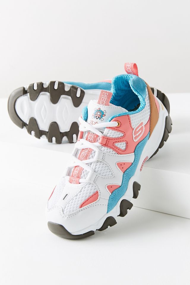 Skechers one hot sale piece pink