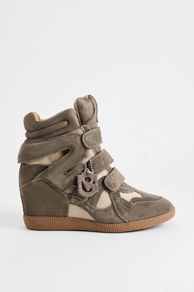 Baskets compensées Mavis taupe Steve Madden #3