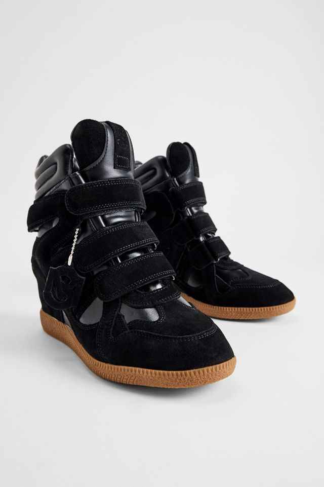 Baskets compensées Mavis noires Steve Madden #1