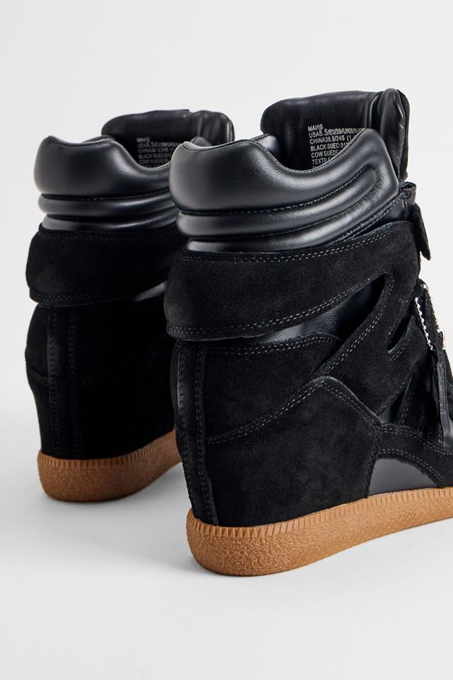 Baskets compensées Mavis noires Steve Madden #4