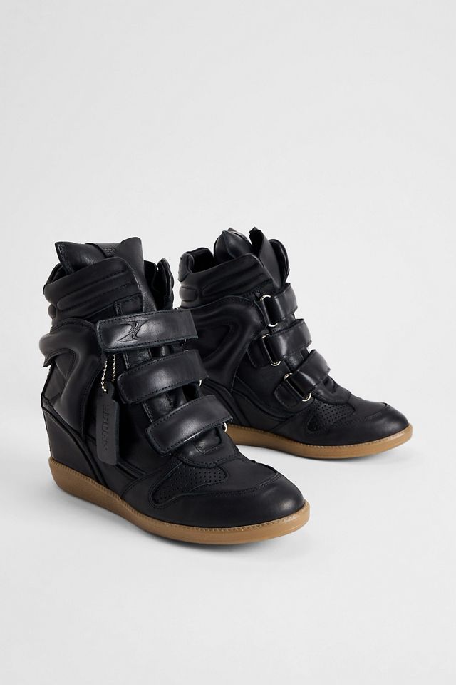 Baskets compensées BRONX Noir JAE-YY #1