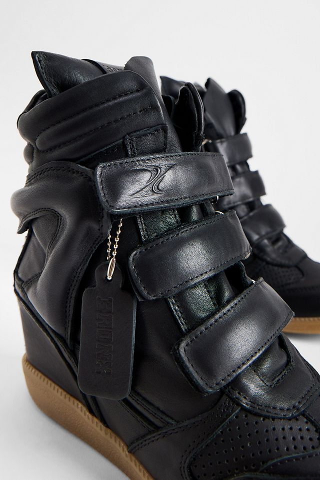 Baskets compensées BRONX Noir JAE-YY #4