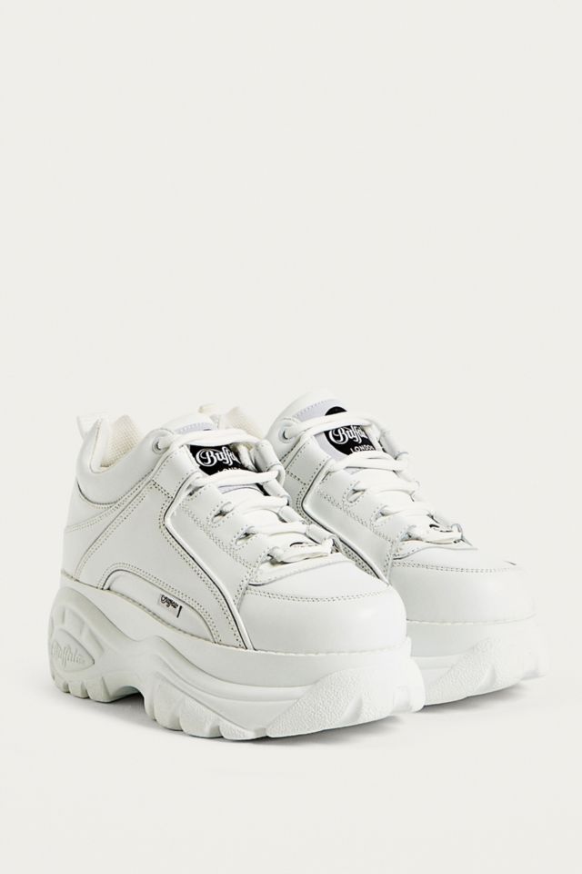 Chunky platform store white sneakers