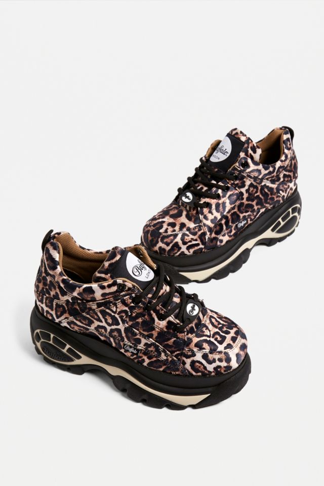 Animal print hot sale platform trainers