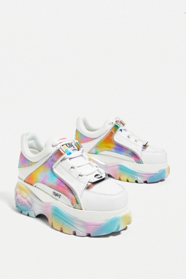 rainbow chunky trainers