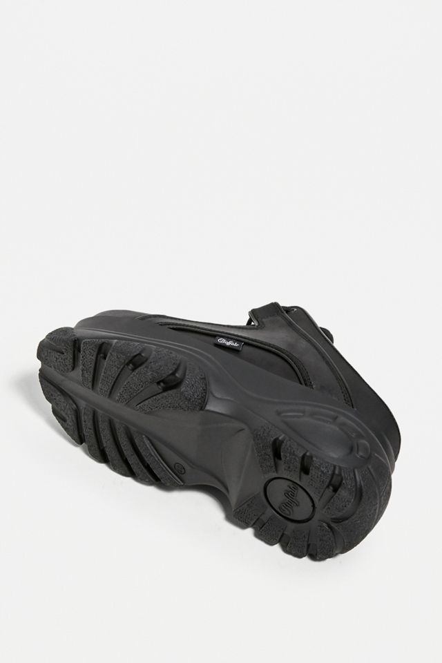 Buffalo – Klassischer Sneaker in Schwarz in Pantoletten-Optik  #3