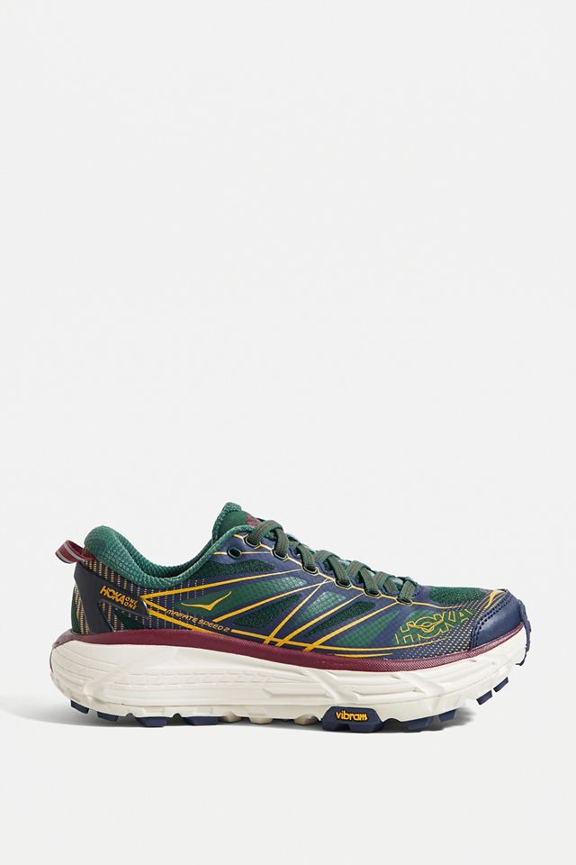 HOKA Mafate Speed 2 Entrenadores Verdes y Azules #2