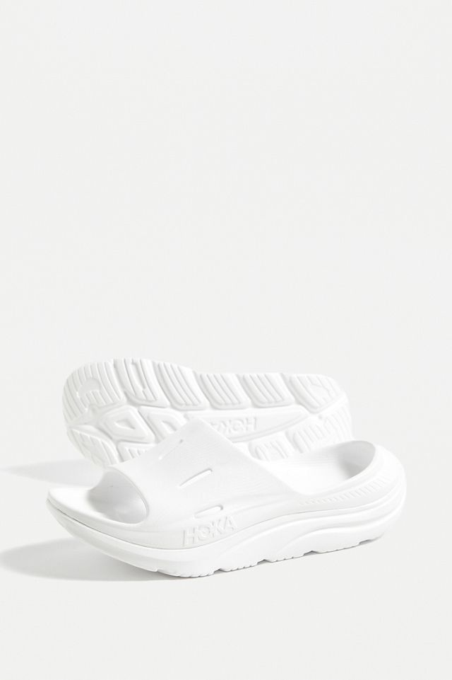 HOKA White Ora Recovery Slide 3 Sandals #4