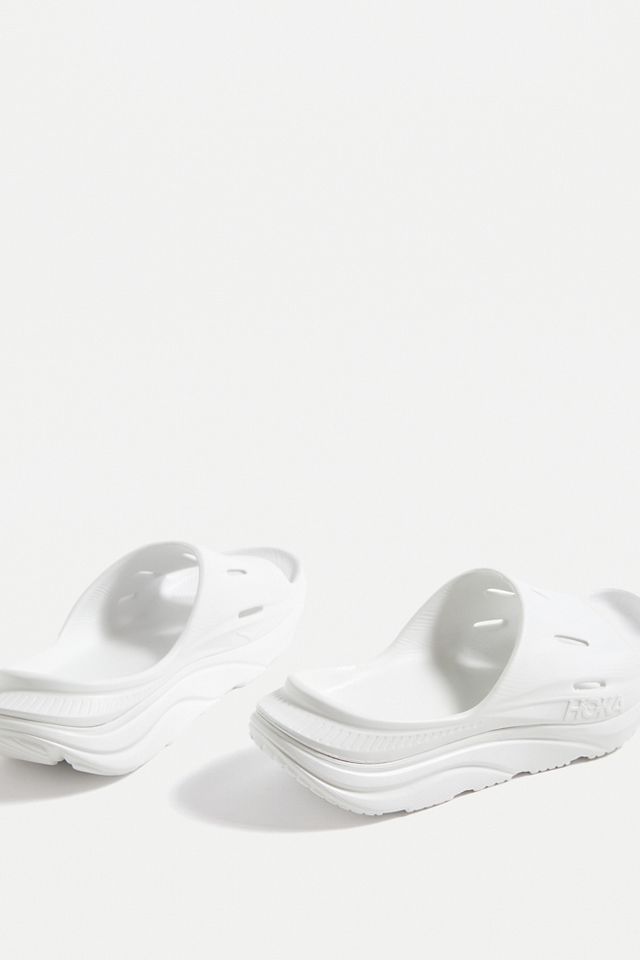 HOKA White Ora Recovery Slide 3 Sandals #5
