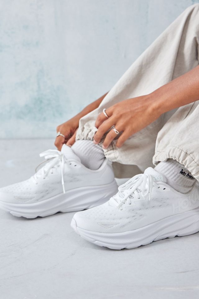 All white hoka shoes online