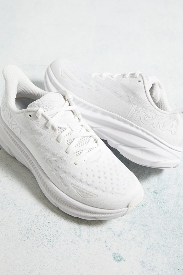 Hoka hot sale shoes white