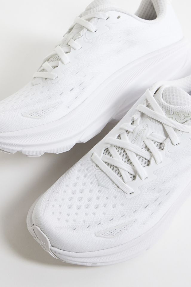 HOKA Zapatillas Clifton 9 Blancas #4