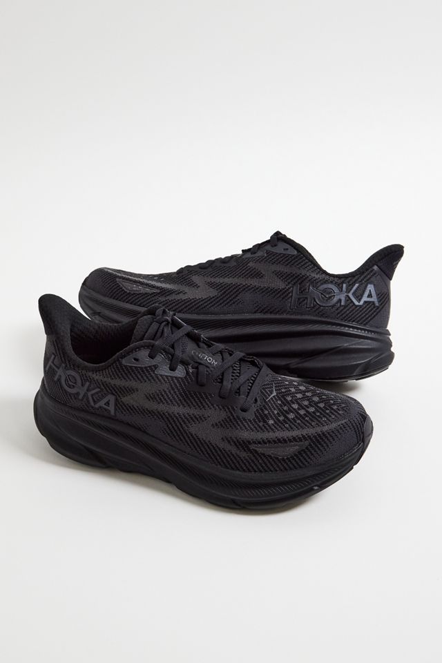HOKA Black Clifton 9 Trainers #1