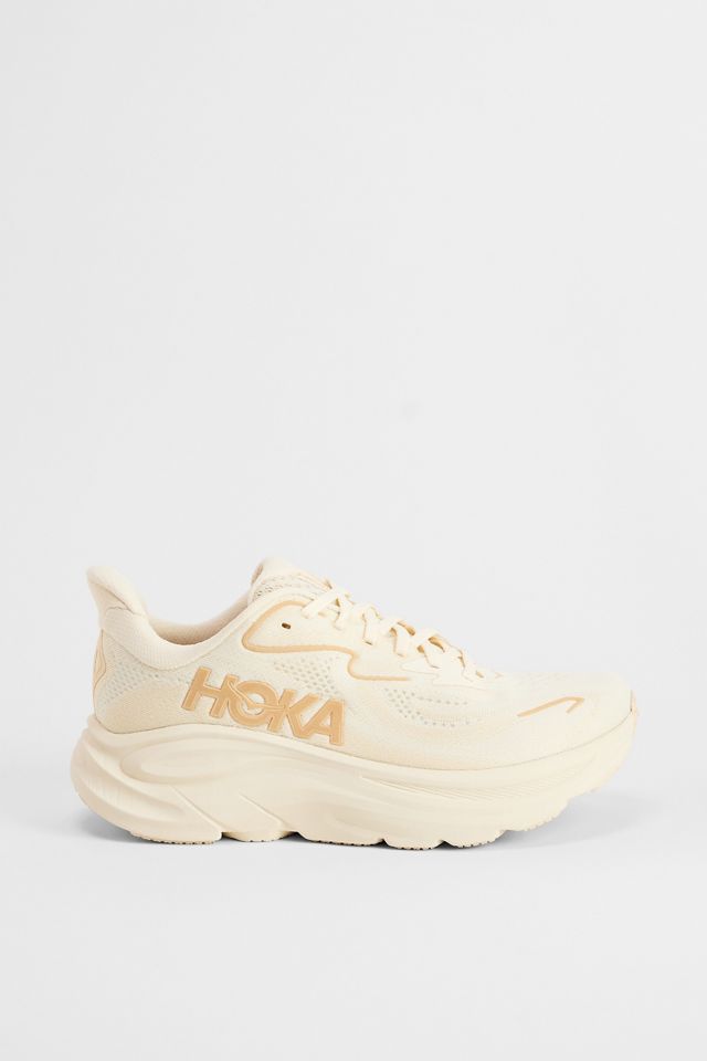 HOKA Cream Clifton 10 Trainers #1