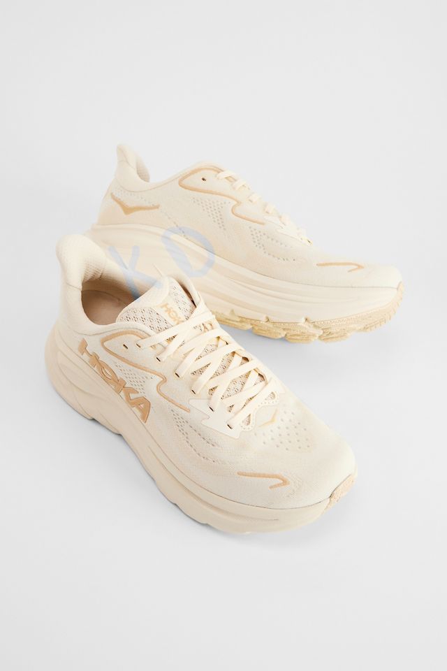HOKA Cream Clifton 10 Trainers #3