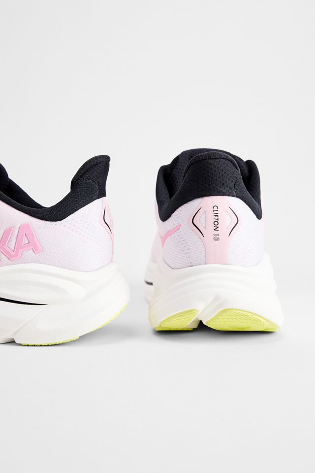 HOKA Pink Clifton 10 Trainers #4