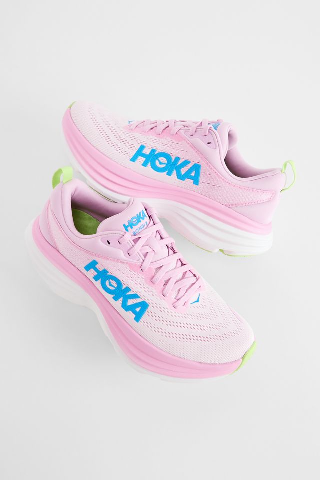 HOKA Pink Bondi 8 Trainers #1
