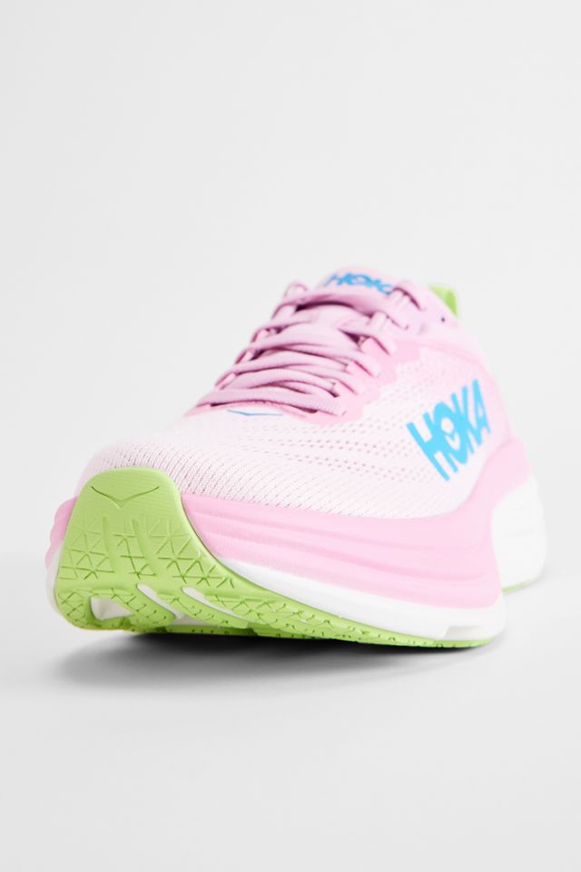HOKA Pink Bondi 8 Trainers #4