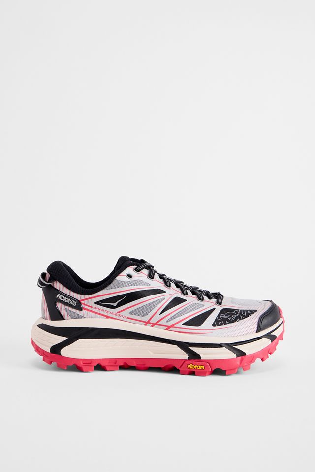 Baskets HOKA Mafate Speed 2 Crème et Rouge #2