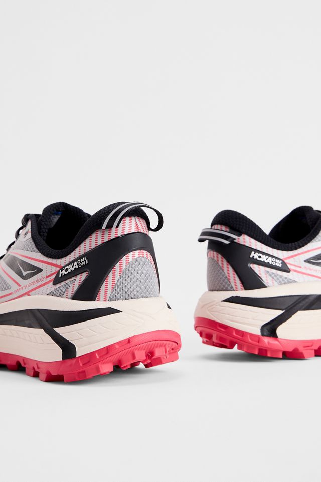 Baskets HOKA Mafate Speed 2 Crème et Rouge #4