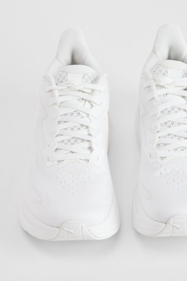 HOKA White Clifton 10 Trainers #4