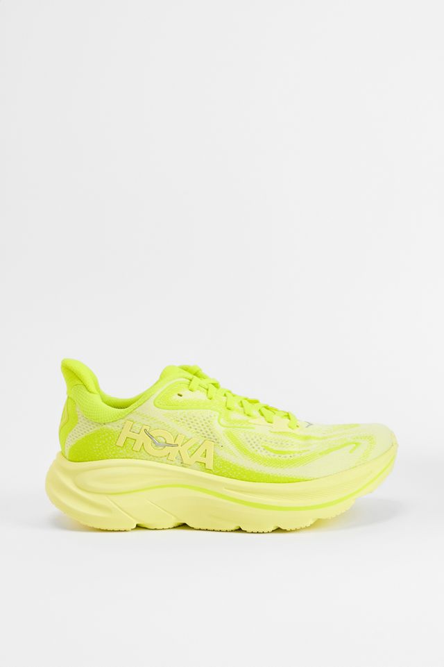 HOKA Yellow Clifton 10 Trainers #2