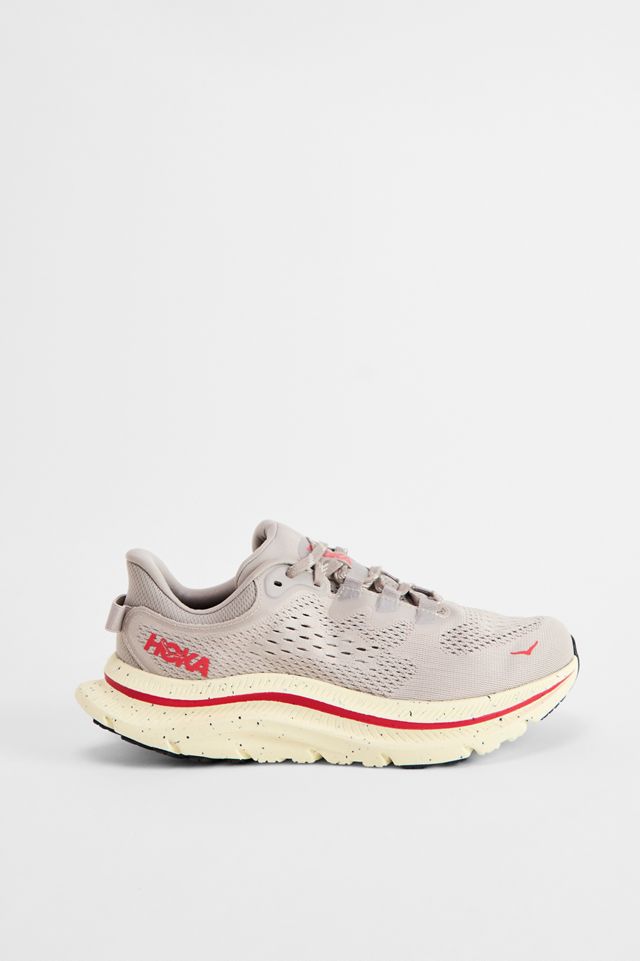 HOKA Grey & Pink Kawana 2 Trainers #2