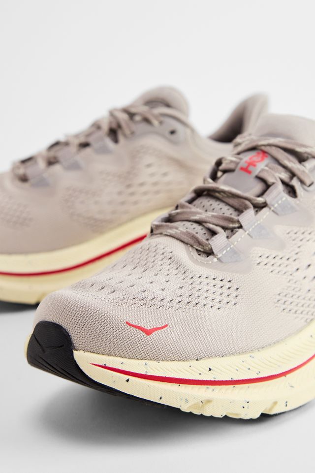 HOKA Grey & Pink Kawana 2 Trainers #3