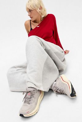 HOKA Grey & Pink Kawana 2 Trainers