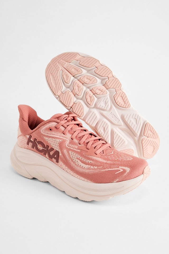 HOKA Pink Clifton 10 Trainers
