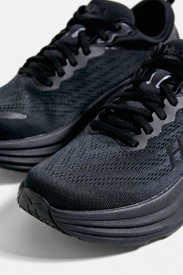HOKA Bondi 8 Black Trainers | Urban Outfitters UK