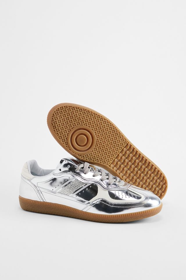 ALOHAS Silver TB.490 Leather Trainers #1